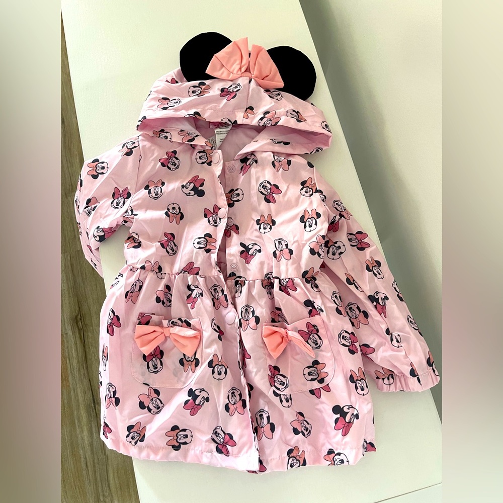 Disney Girls Minnie Rain Jacker